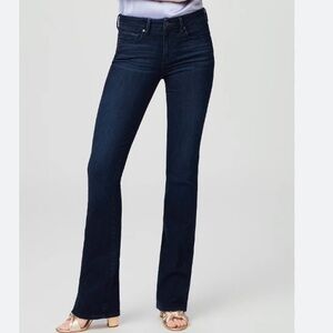 PAIGE• Manhattan bootleg deep indigo Skinny Jeans size 31